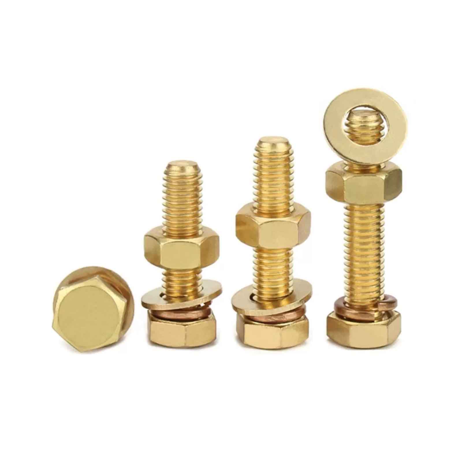 Nuts Mix - 1/20sets Pure Brass Full Copper Screw