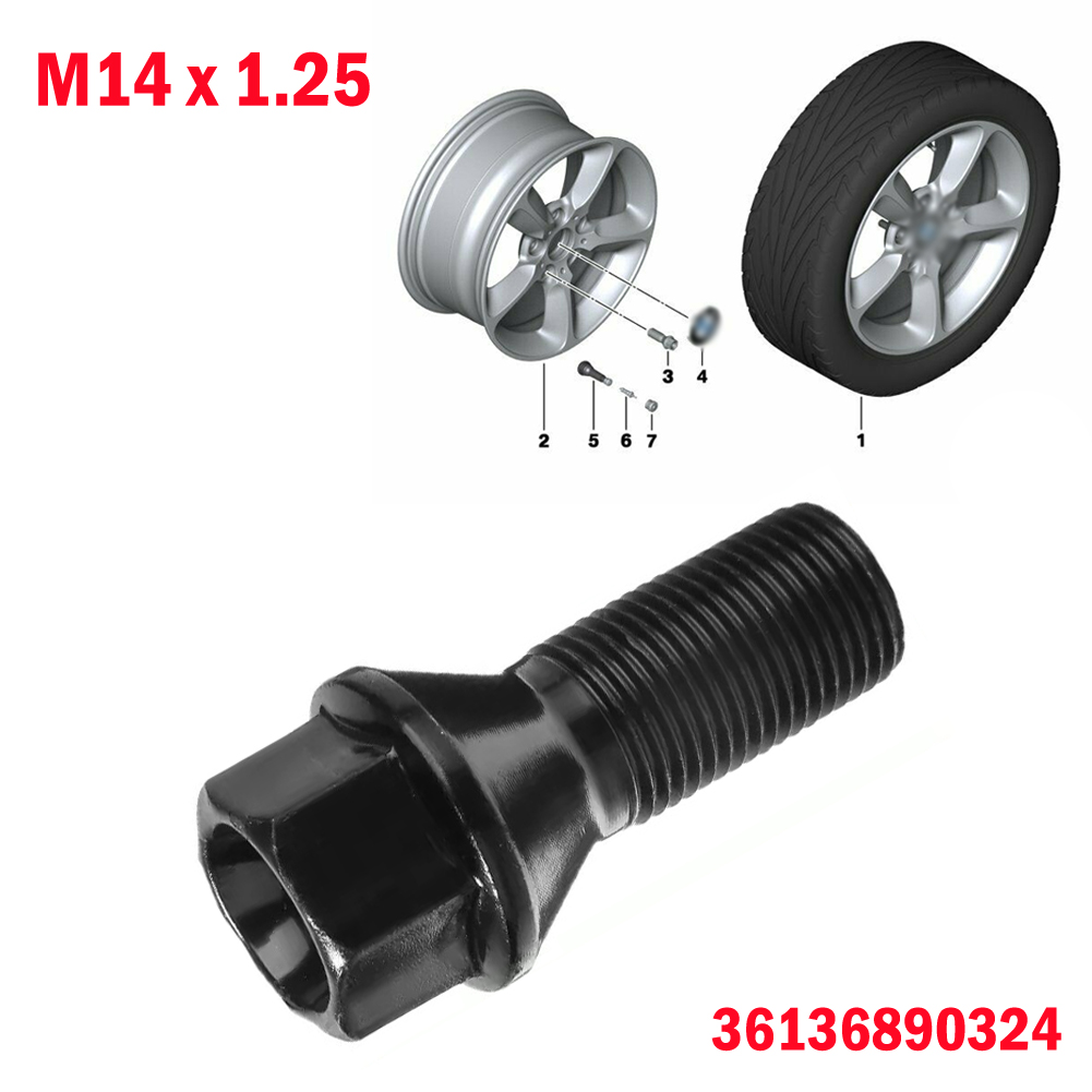 1pc Wheel Nut Stud Bolt 361368 - Nuts Mix ulasan dan harga