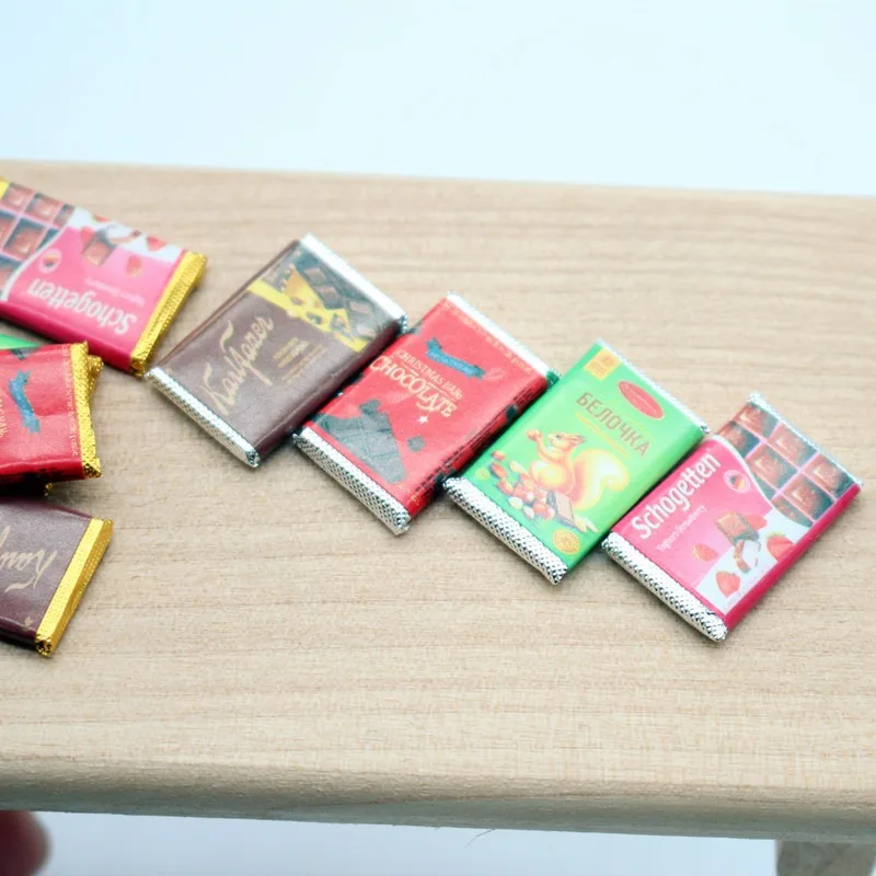 4Pcs Dollhouse Mini Chocolate  - Chocolate Snack ulasan dan harga