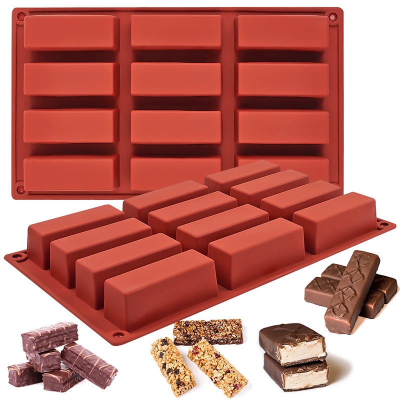 1Pc 9/12 Grids Rectangle Silic - Protein Bar ulasan dan harga
