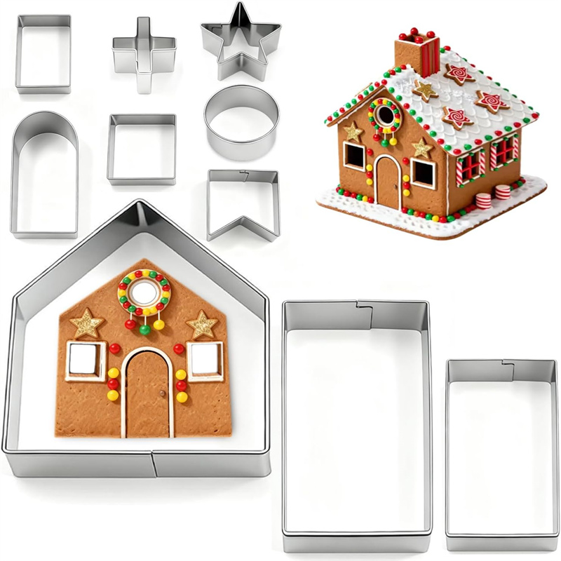 3D Christmas Gingerbread House - Cookies Pack ulasan dan harga
