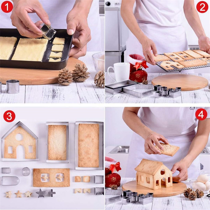 3D Christmas Gingerbread House - Cookies Pack ulasan dan harga